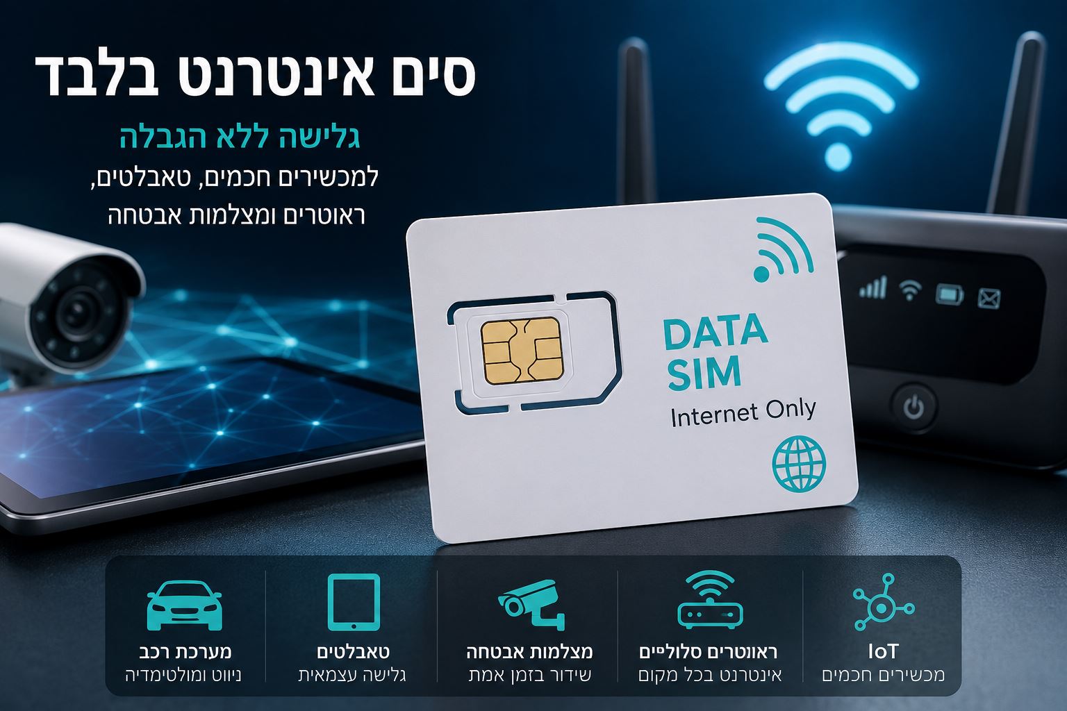 סים אינטרנט בלבד